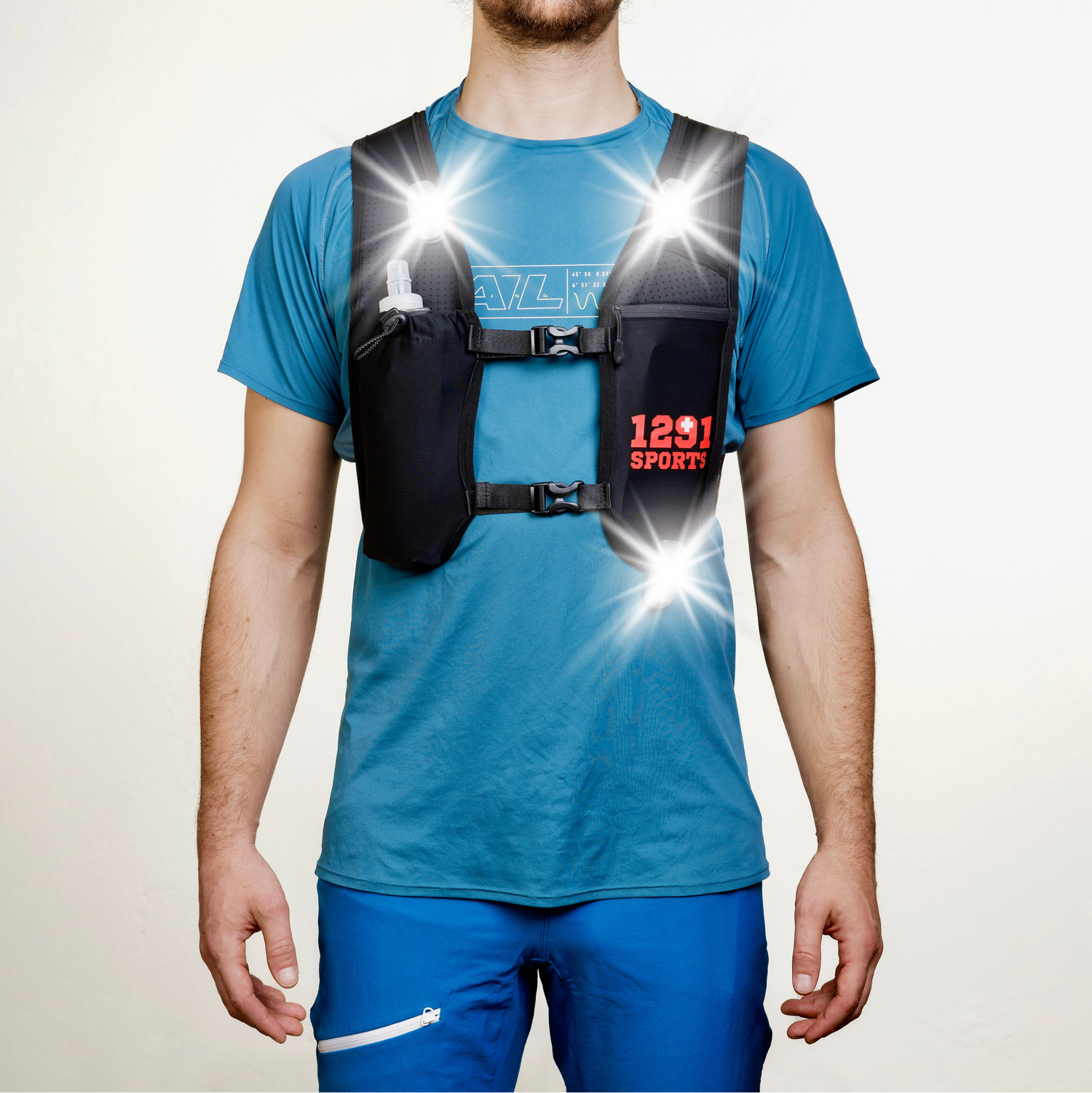 NOVITÀ - Gilet da corsa/trail + LED ricaricabili