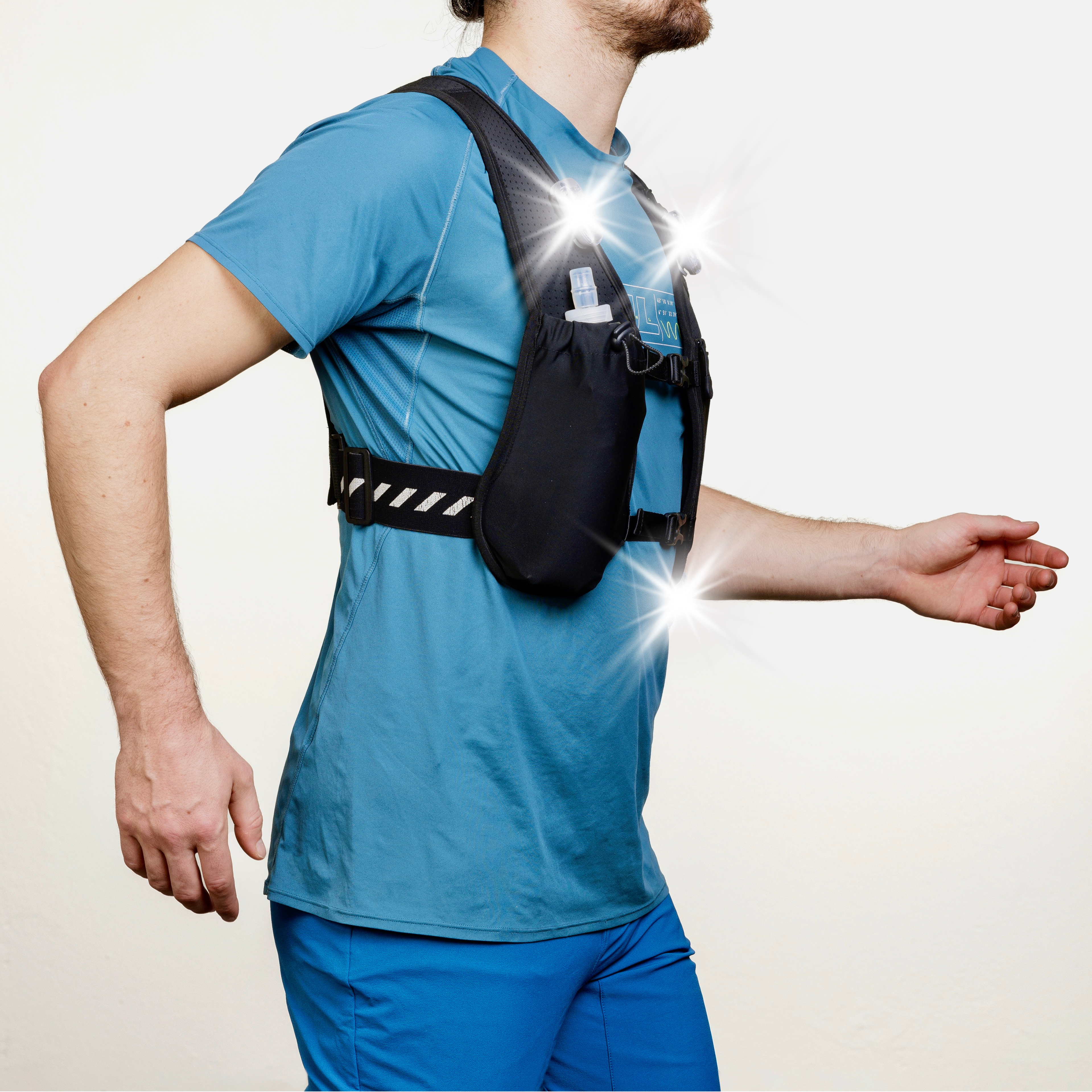 NOVITÀ - Gilet da corsa/trail + LED ricaricabili