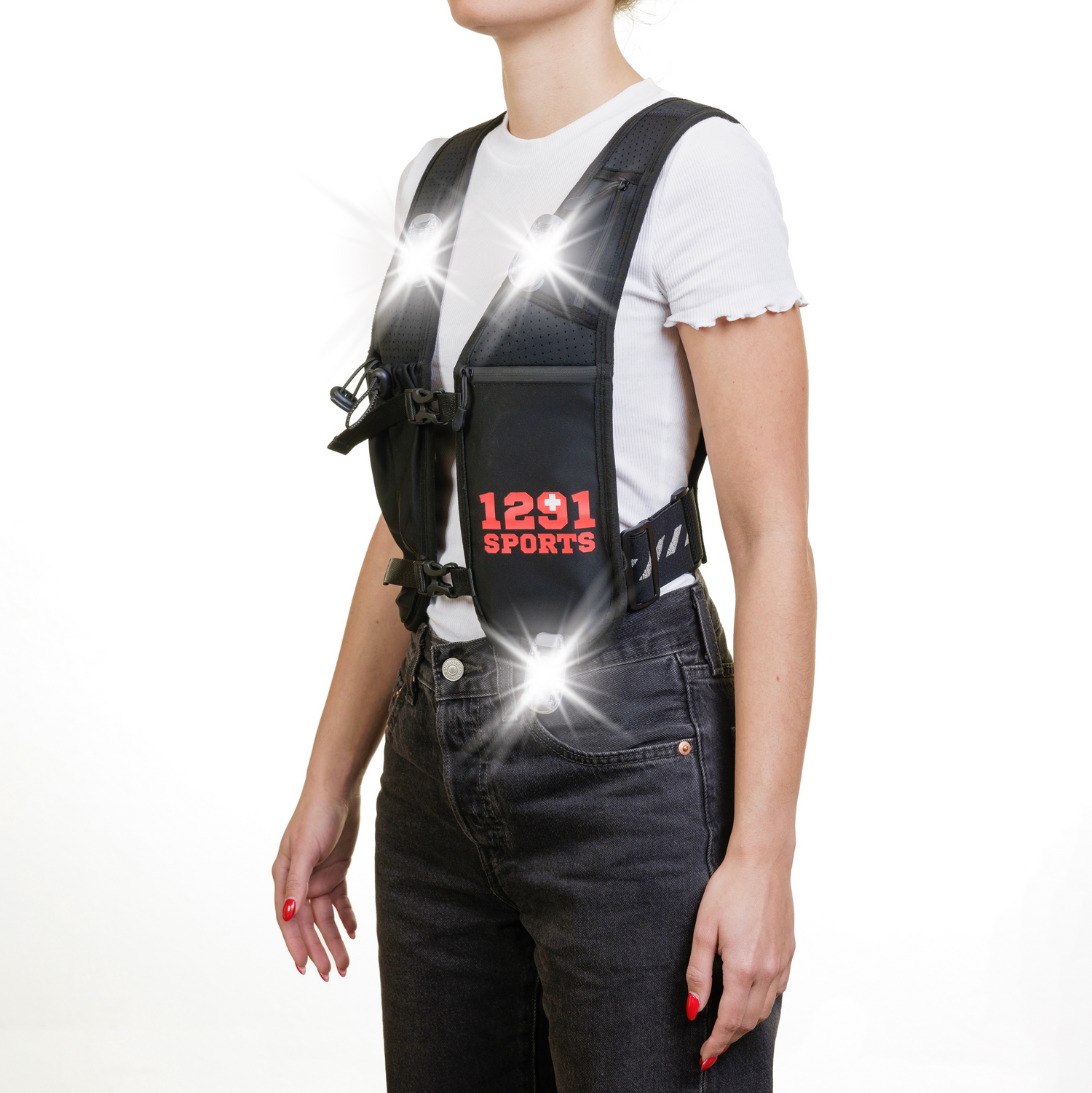 NOVITÀ - Gilet da corsa/trail + LED ricaricabili
